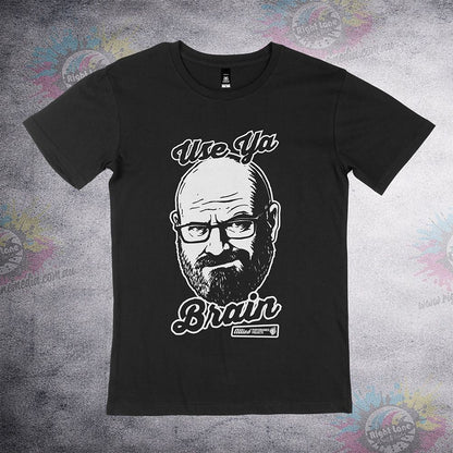 Allied Performance Projects - 'Use Ya Brain'  - Black or Grey Marle T-shirt