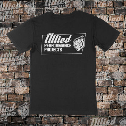 Allied Performance Projects - V2 Logo - Black or Grey Marle T-shirt